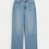 Curvy Ultra High-Rise Medium Wash Baggy Jeans