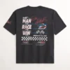 Dale Earnhardt NASCAR T-shirt met print en flanellen pyjamabroek Dale Earnhardt NASCAR T-shirt met print en flanellen pyjamabroek