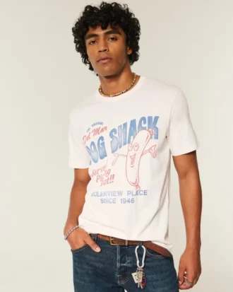 Del Mar Dog Shack T-shirt met print