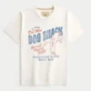 Del Mar Dog Shack T-shirt met print Del Mar Dog Shack T-shirt met print