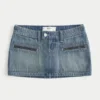 Denim micro minirok Denim micro minirok