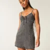 Denim mini-jurk