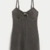 Denim mini-jurk