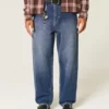 Donkerblauwe skaterbaggy jeans Donkerblauwe skaterbaggy jeans