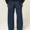 Donkerblauwe skaterbaggy jeans Donkerblauwe skaterbaggy jeans