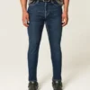 Donkerblauwe skinny jeans Donkerblauwe skinny jeans