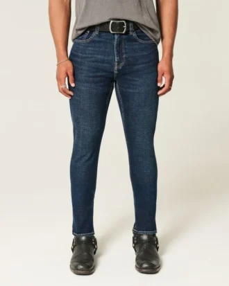 Donkerblauwe skinny jeans
