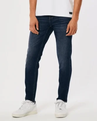 Donkerblauwe skinny jeans