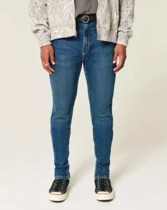 Donkerblauwe skinny jeans