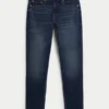 Donkerblauwe skinny jeans Donkerblauwe skinny jeans