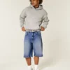 Donkerblauwe superbaggy denim short Donkerblauwe superbaggy denim short