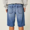 Donkerblauwe superbaggy denim short Donkerblauwe superbaggy denim short