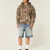 Donkere baggy denim short Donkere baggy denim short