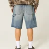 Donkere baggy denim short Donkere baggy denim short