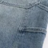 Donkere baggy denim short Donkere baggy denim short