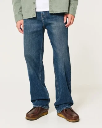 Donkere baggy jeans