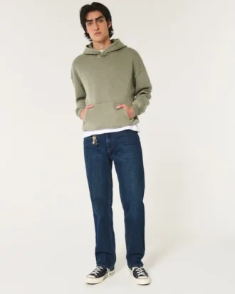 Donkere losse jeans