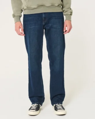 Donkere losse jeans