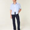 Donkere rechte jeans