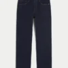 Donkere rechte jeans