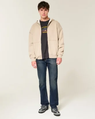 Donkere slim straight jeans