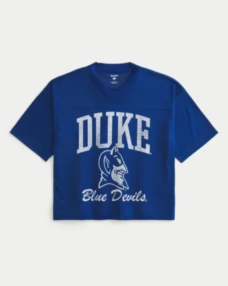 Duke University Blue Devils grafisch voetbalshirt