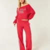 Easy Double Off-the-Shoulder University of Georgia Graphic Sweatshirt Easy Double Off-the-Shoulder University of Georgia Graphic Sweatshirt