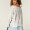 Easy Double Off-the-Shoulder University of Texas Graphic Sweatshirt Easy Double Off-the-Shoulder University of Texas Graphic Sweatshirt