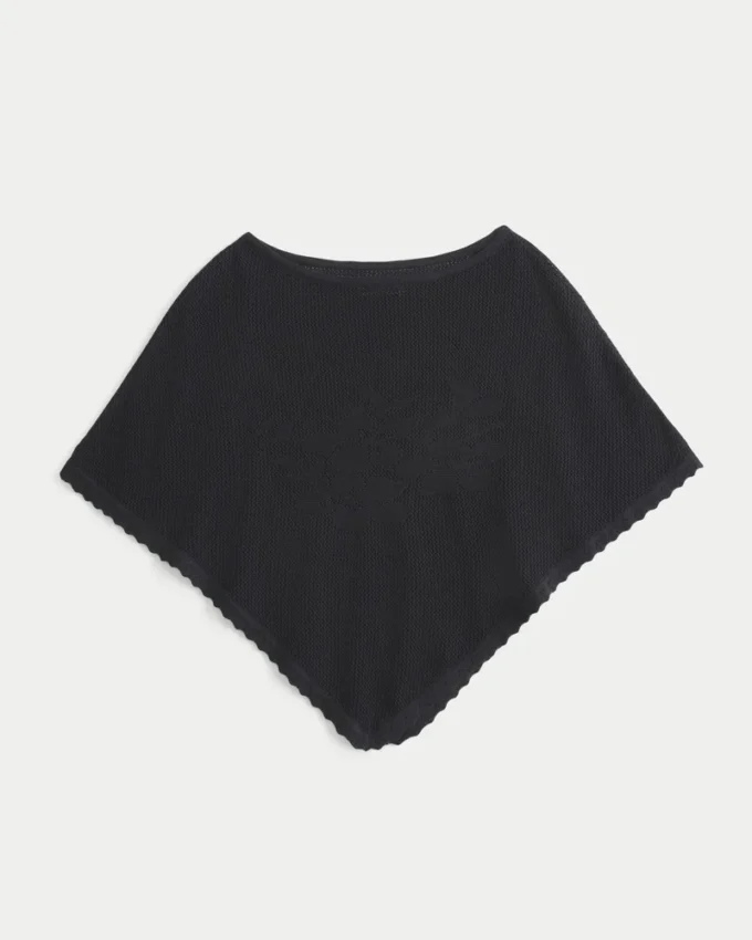 Easy Floral Poncho Easy Floral Poncho