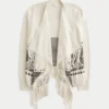 Easy Fringe No-Close Cardigan Easy Fringe No-Close Cardigan