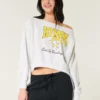 Easy Off-the-Shoulder Iowa Hawkeyes Graphic Sweatshirt Easy Off-the-Shoulder Iowa Hawkeyes Graphic Sweatshirt