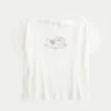 Easy Ribbon Tie-Back Heart Graphic Tee