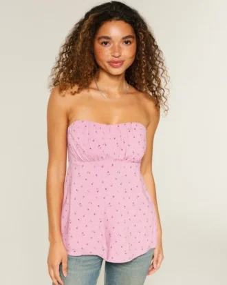 Easy Strapless Babydoll Top Easy Strapless Babydoll Top