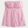 Easy Strapless Babydoll Top