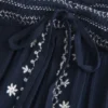 Easy Strapless Embroidered Babydoll Top