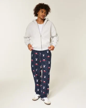 Flanellen pyjamabroek