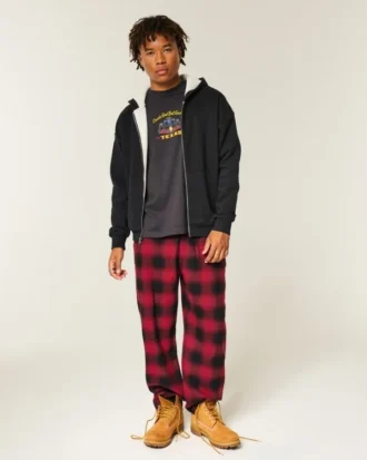 Flanellen pyjamabroek