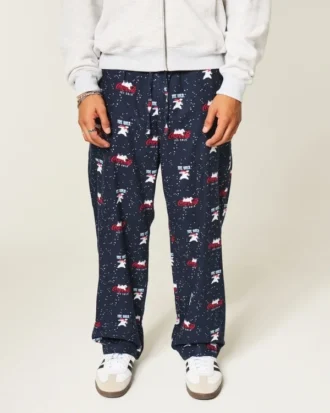 Flanellen pyjamabroek