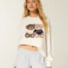 Flanellen short met ruches Flanellen short met ruches
