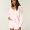 Flanellen short met ruches Flanellen short met ruches