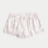 Flanellen short met ruches Flanellen short met ruches