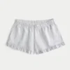 Flanellen short met ruches Flanellen short met ruches