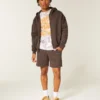 Fleece short tot boven de knie