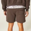 Fleece short tot boven de knie
