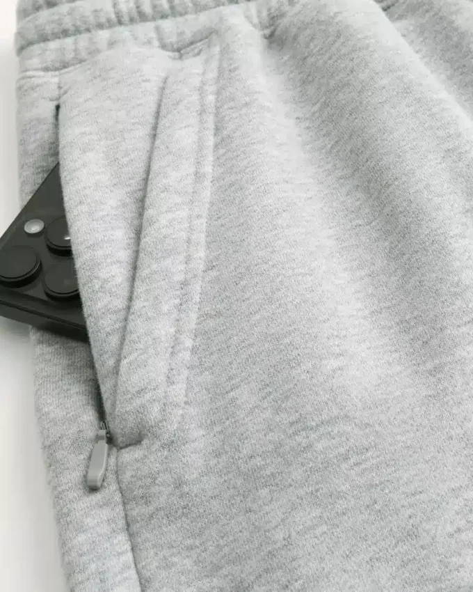 Fleece short tot boven de knie