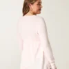 Flyaway babydoll-vest met lange mouwen Flyaway babydoll-vest met lange mouwen
