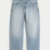 Geborduurde lichtgewassen skaterbaggyjeans Geborduurde lichtgewassen skaterbaggyjeans