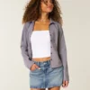 Geborduurde sterrenzakjes Denim minirok Geborduurde sterrenzakjes Denim minirok