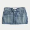 Geborduurde sterrenzakjes Denim minirok Geborduurde sterrenzakjes Denim minirok
