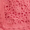 Gehaakte tanktop met hoge hals en open rug Gehaakte tanktop met hoge hals en open rug